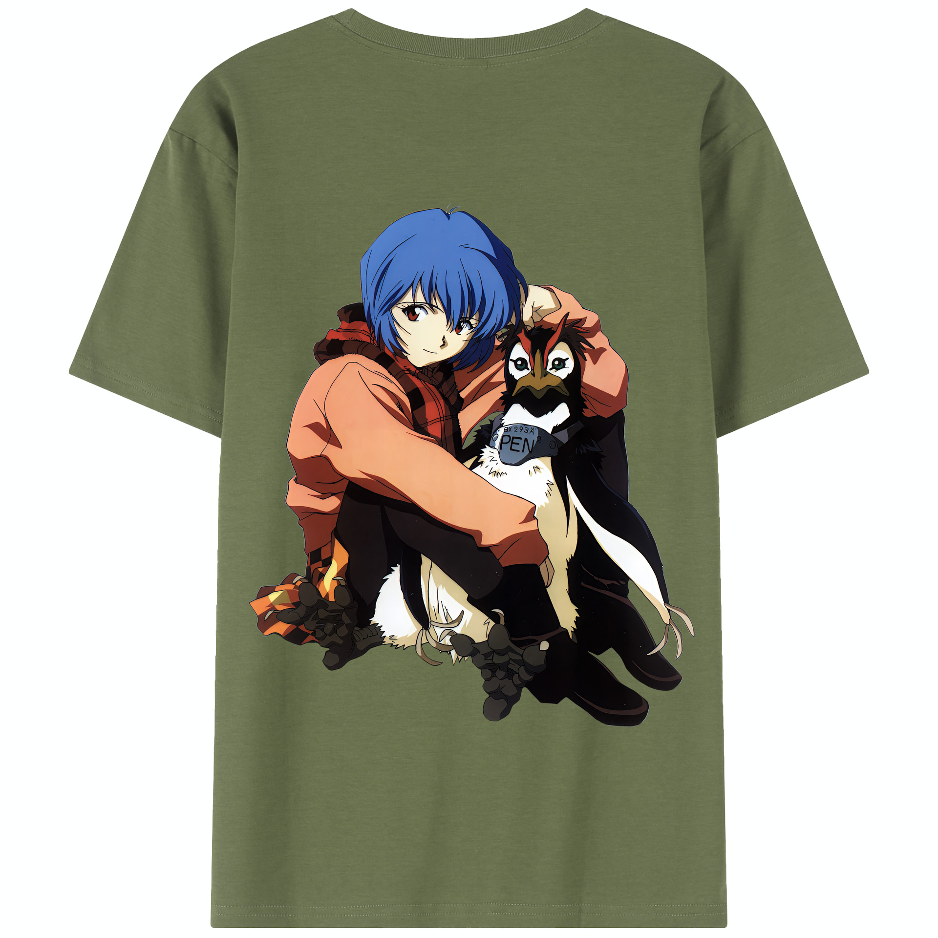 （画像用） EVA 新世紀エヴァンゲリオン 綿100％半袖Tシャツ（背面プリント）